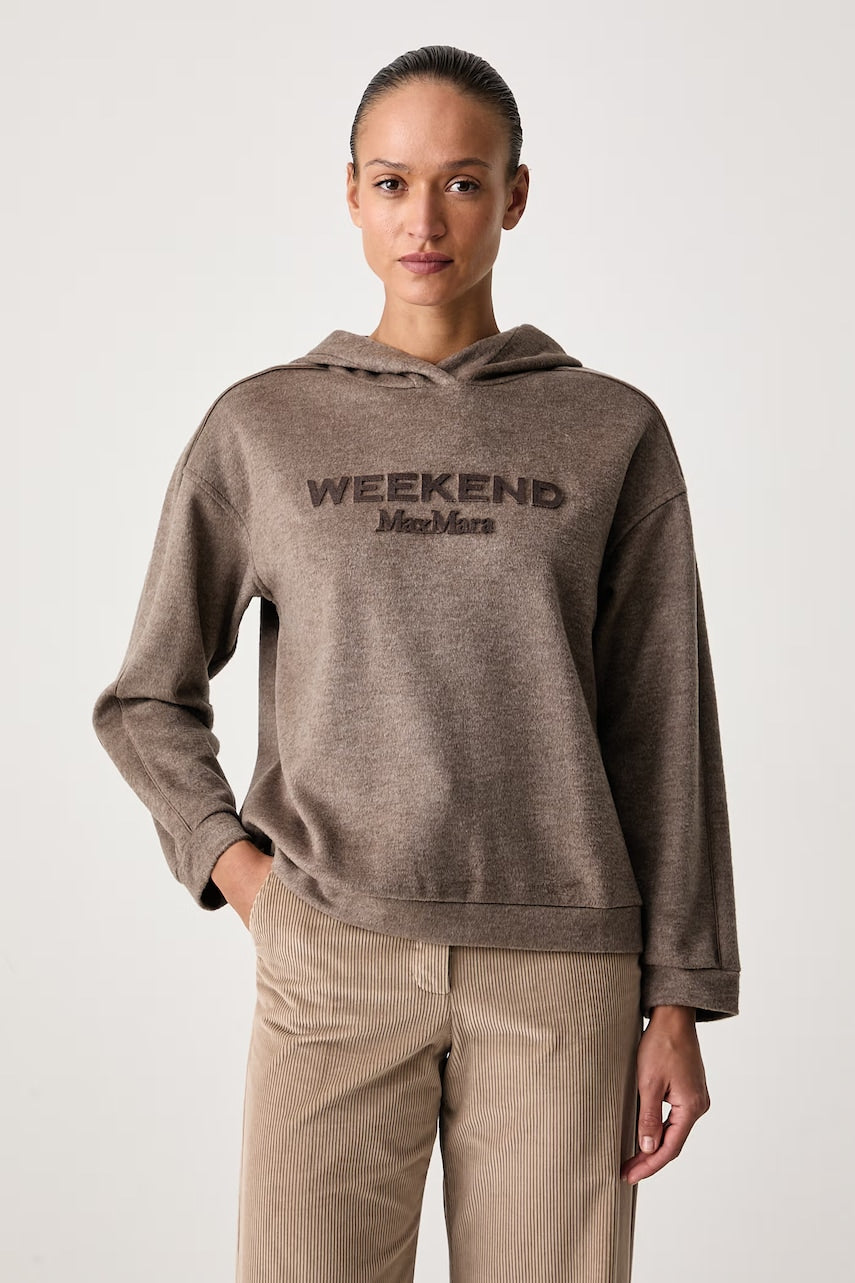 Weekend Max Mara Hanorac cu gluga pentru femei cu amestec de lana