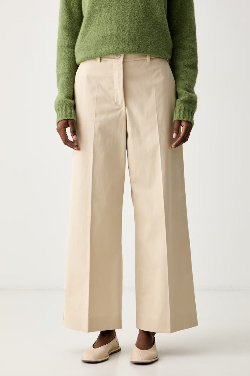 Weekend Max Mara Pantaloni pentru femei cu bumbac