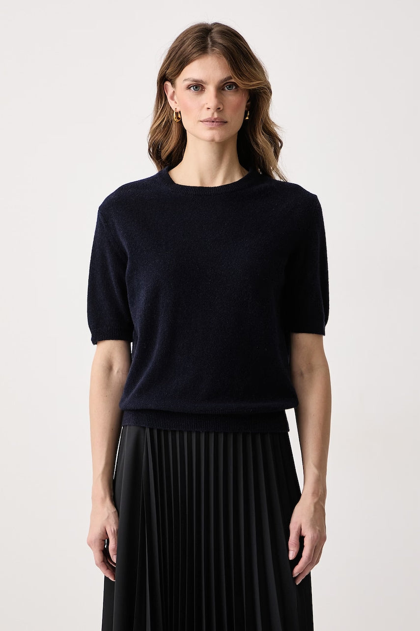 Have One Pulover cu maneca scurta pentru femei cu casmir
