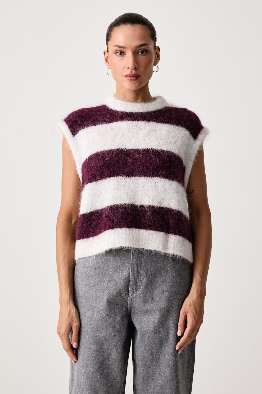 American Vintage Vesta pentru femei cu lana de alpaca