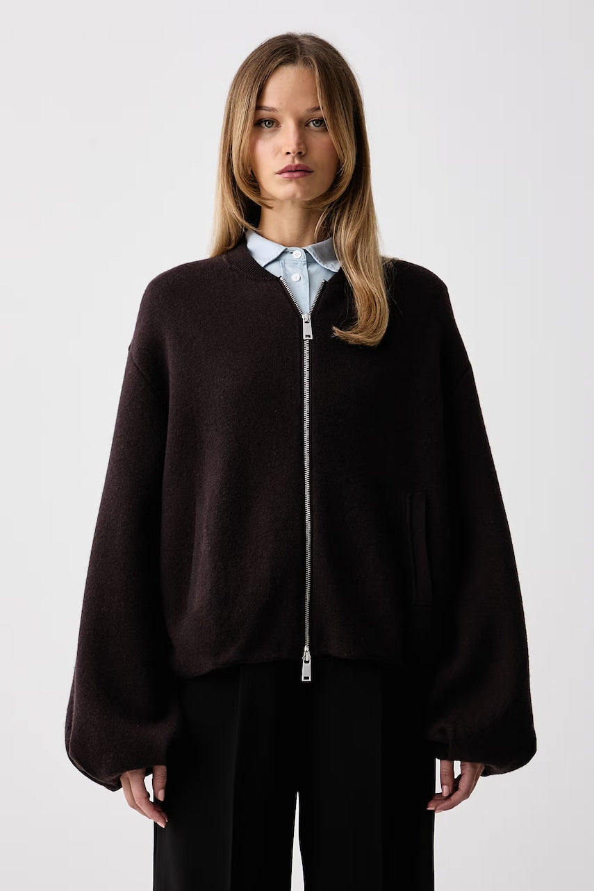 Gestuz Cardigan pentru femei cu amestec de lana