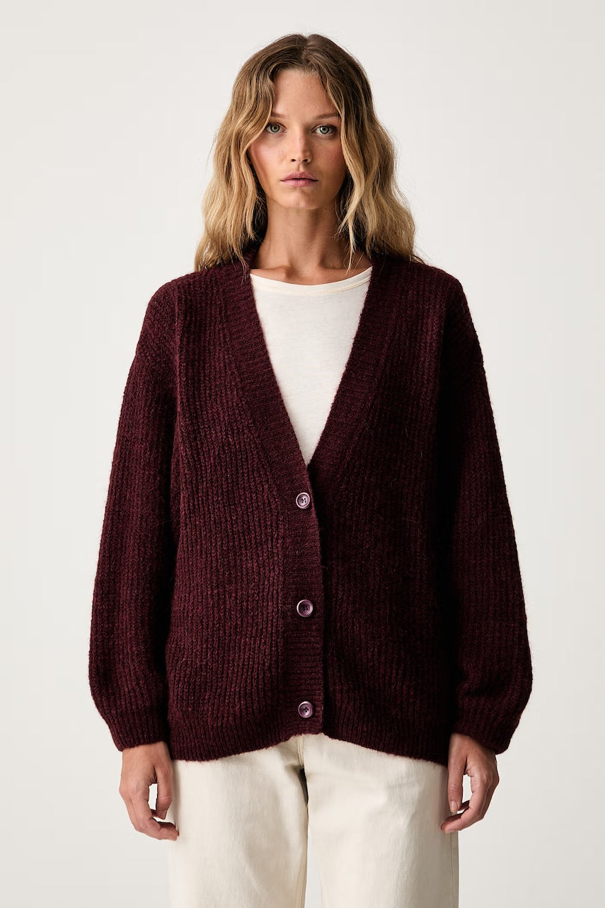 American Vintage Cardigan pentru femei cu amestec de lana